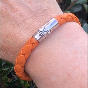 John Hardy Unisex 925 Kali Leather Bracelet Mint condition!